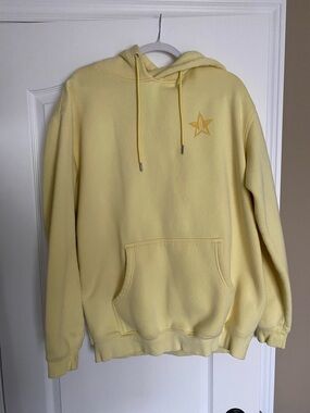Jeffree Star Pale Yellow Star Logo Crewneck Sweatshirt - Men